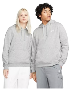 Женский спортивный худи Club Fleece Pullover, серый Nike