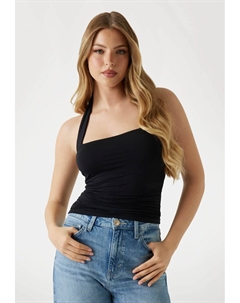 Топ NECKHOLDER-STRETCH, черный Guess