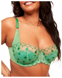 Бюстгальтер балконет Bettie Contour для полных женщин, зеленый Adore me