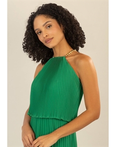 Платье макси PLISSEE, зеленый Apart