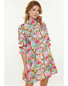 Платье-рубашка, розовый Usha