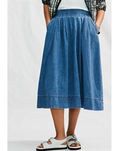 Юбка из денима FULL A-LINE MIDI, синий Next