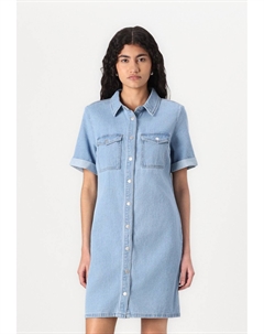 Джинсовое платье ESMEE BUTTON DRESS, цвет Light Blue Denim Jdy