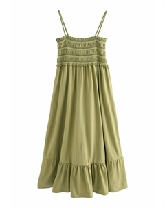 Платье макси REGULAR FIT - Jersey dress, зеленый Next