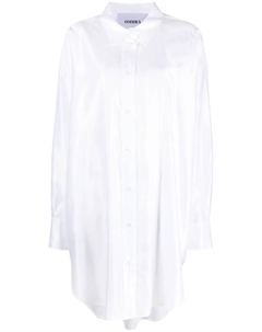 Рубашка оверсайз с длинными рукавами, белый Ombra milano