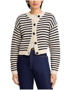 Полосатый объемный женский кардиган, мультиколор Frame