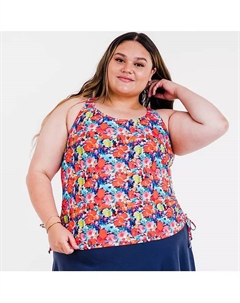 Купальный топ Maya с чашками на размер plus size, мультиколор Calypsa