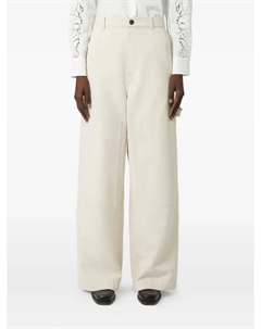 Брюки-карго с высокой талией, нейтральный Weekend max mara