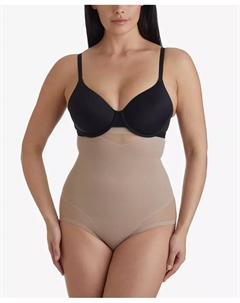 Женские утягивающие трусы с высокой талией Extra Firm Tummy-Control Sheer Trim 2785, коричневый Miraclesuit