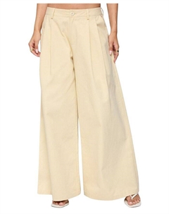 Леннокс Ультра Широкие Брюки, желтый Edikted