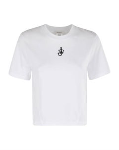 Футболка с вышитым якорем, белый Jw anderson