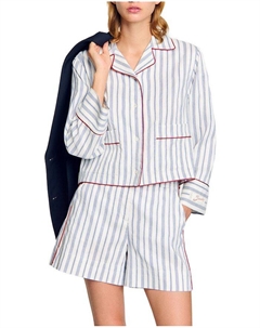 Полосатая рубашка, мультиколор Sandro