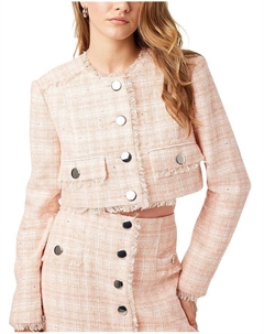 Лаконичная укороченная кофта-кроп Lainey, розовый Toccin