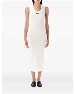 Платье миди в рубчик, белый Fear of god essentials