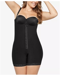 Женские плотные компрессионные шорты-бойфренды с эффектом подтяжки ягодиц, черный Leonisa