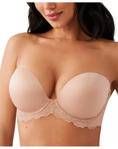 Женский бюстгальтер без бретелек с эффектом пуш-ап Self Assured 854390, коричневый/бежевый Wacoal