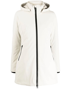 Пуховик с капюшоном, белый Save the duck