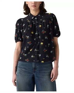 Женская блузка Lea Printed с рукавами-фонариками и приталенным силуэтом, мультиколор Levi's®