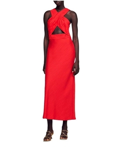 Платье Valentina, красный Sandro