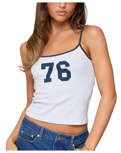 76 Контрастный Топ, серый Edikted