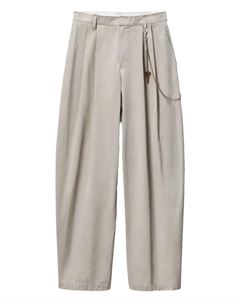 Брюки со складками и цепочками Alexander wang