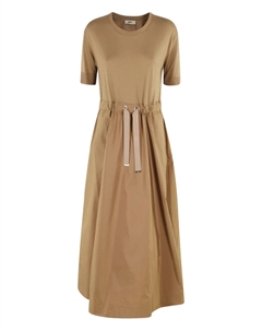 Платье миди с завязками, коричневый Herno