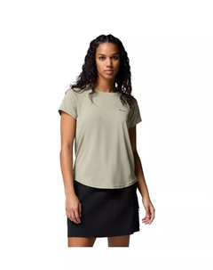 Женская футболка с коротким рукавом Bogata Bay, размеры XS-3X, коричневый/бежевый Columbia