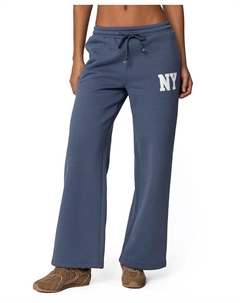 Широкие спортивные брюки Ny, синий Edikted