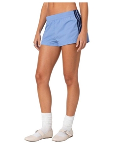 Шорты Nikki из нейлона, синий Edikted