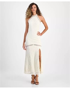 Женское платье New Liza без рукавов с высоким воротом, зеленый Guess