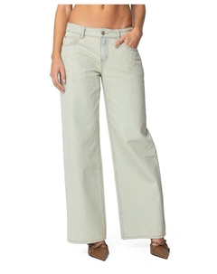 Джинсы Raelynn с потертостями и низкой посадкой, синий Edikted