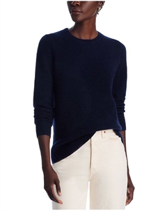 Свитер с круглым вырезом - эксклюзив, синий C by bloomingdale's cashmere