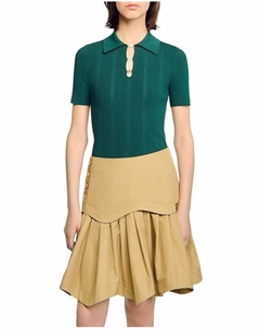 Поло свитер, зеленый Sandro