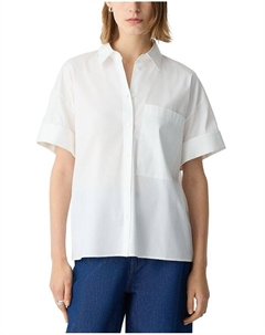 Рубашка с накладными карманами из качественного хлопка, белый Theory