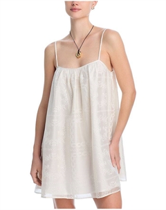 Вышитое платье-парео для купания - Exclusive, слоновая кость/кремовый Aqua