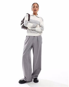 Трикотажная кофта регби в полоску цвета «Охотник» кремового цвета Hunter