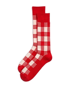 Гетры в клетку, красный Guest in residence