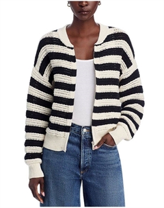 Открытый вязаный кардиган-бомбер с круглым вырезом, мультиколор Sanctuary