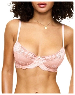 Чесли Женский бюстгальтер без косточек Demi, розовый Adore me