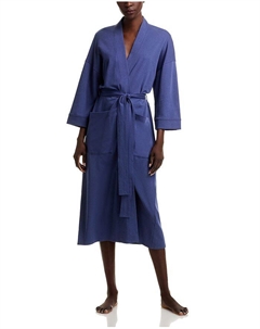 Льняной халат, синий Eileen fisher