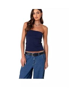 Женский топ-трубка со встроенным бюстгальтером, синий Edikted