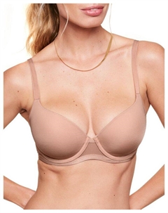 Fallon Женский бюстгальтер Contour с полной поддержкой, коричневый/бежевый Adore me