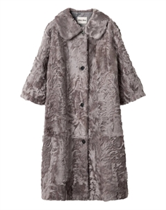 Пальто Chekiang, серый Miu miu