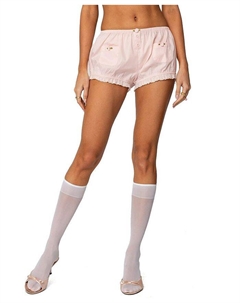 Льняные шорты Bloomer, розовый Edikted