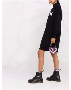 Платье-толстовка с логотипом, черный Msgm