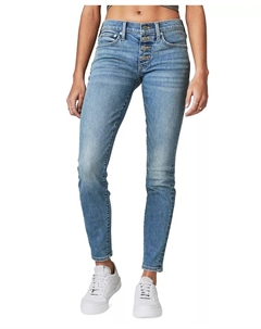 Женские джинсы Ava Mid-Rise с потертостями, синий Lucky brand