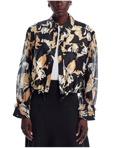 Короткий жакет "Joyful Tulips", синий 3.1 phillip lim