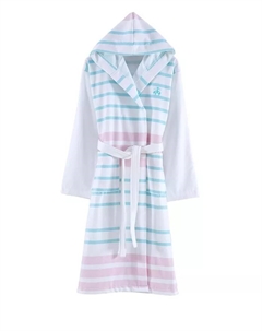 Турецкий пештамил 38" Халат из турецкого хлопка, розовый Brooks brothers