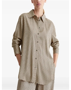 Рубашка с узором, нейтральный Marc o'polo