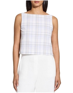 Короткий топ, синий Theory